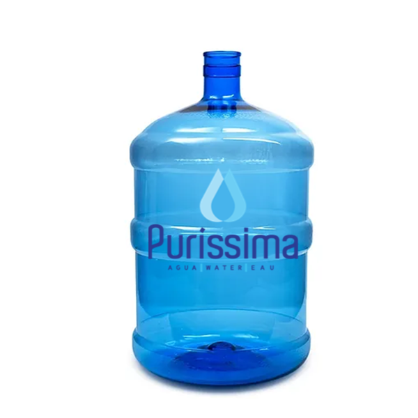 Envase plástico de agua vacío tipo garrafón de 5gl