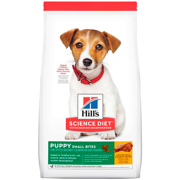 Alimento seco Puppy Small Bites de 2kg para perro cachorro