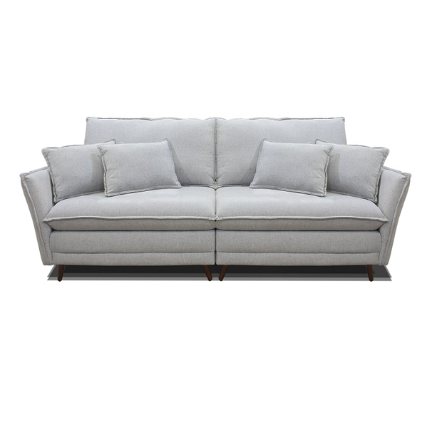Sofá reclinable de 2 puestos Nazar 2519 color gris