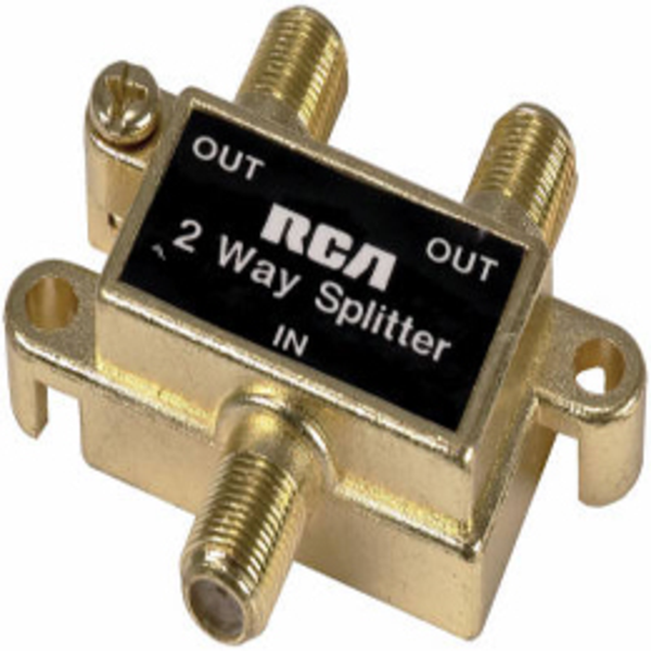 Separador de señal sencilla para uso en dos componentes rca