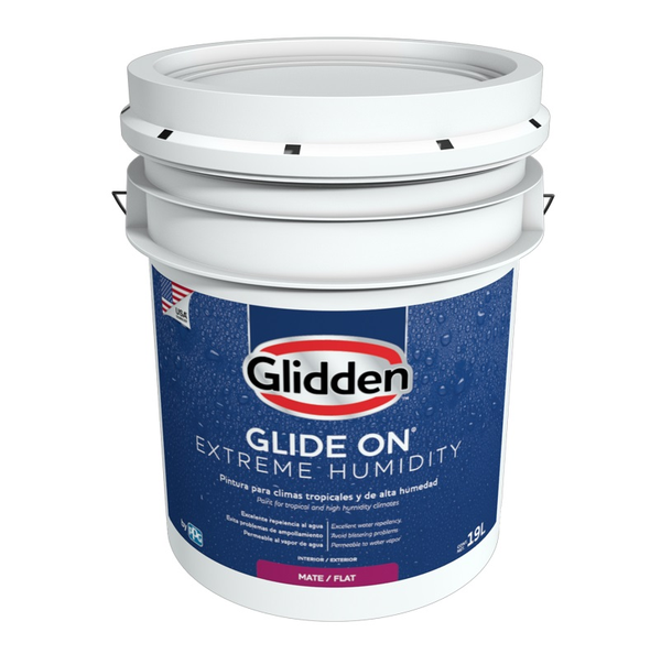 Pintura acrílica Glide On Extreme Humidity base pastel 5gl