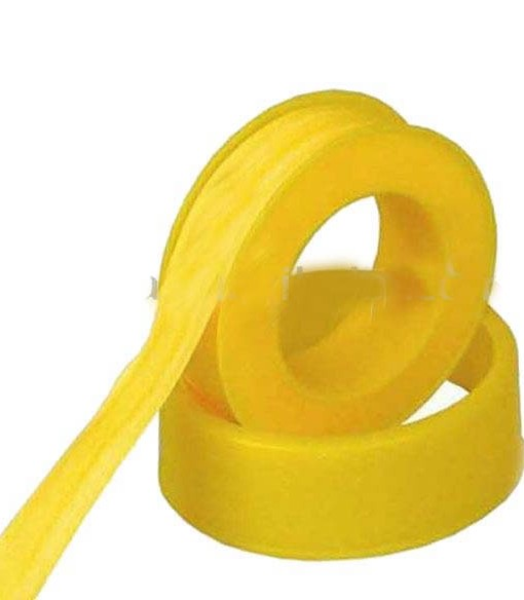 Teflón de 3/4" x 520" x 0.22mm color amarillo