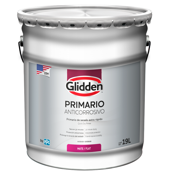 Pintura anticorrosiva Primario Rojo Óxido acabado mate 5gl