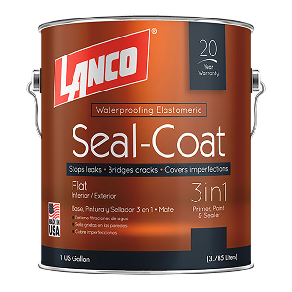 Pintura impermeabilizante elastomérico mate para interior y exterior seal coat b