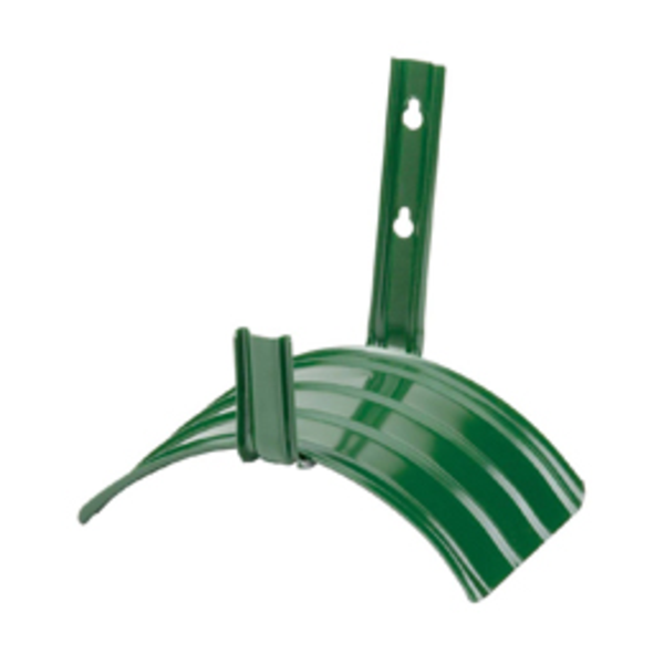 Colgador de metal para mangueras de 100' color verde