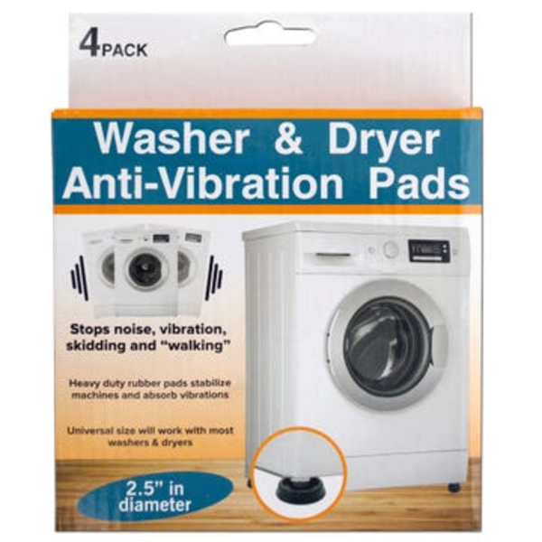 Pads antideslizantes antivibración para lavadora y secadora - 4 piezas