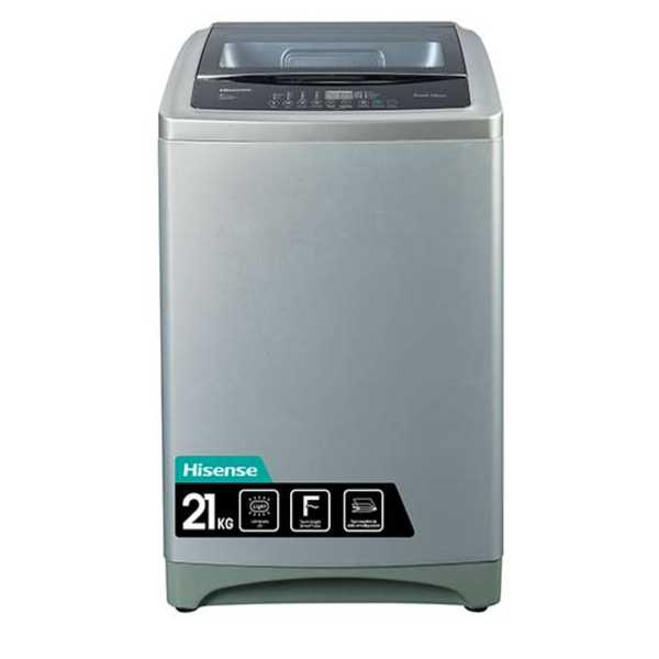 Lavadora automática de carga superior 21kg color gris