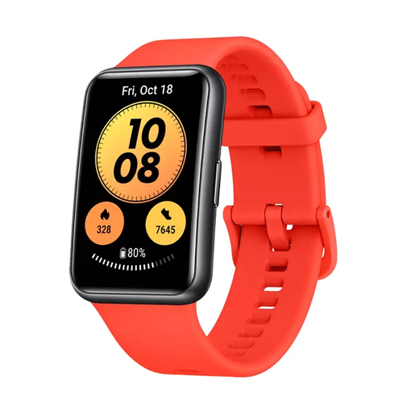 Reloj Inteligente Watch Fit Active color rojo