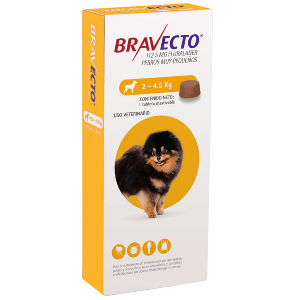 Pastilla masticable para perro pequeño de 2 a 4.5 kg  - 1 Tableta