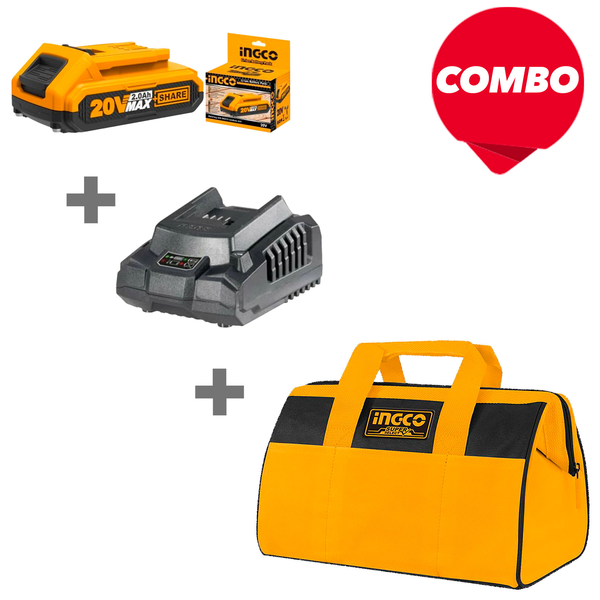 Combo de batería de 2 Amp + cargador