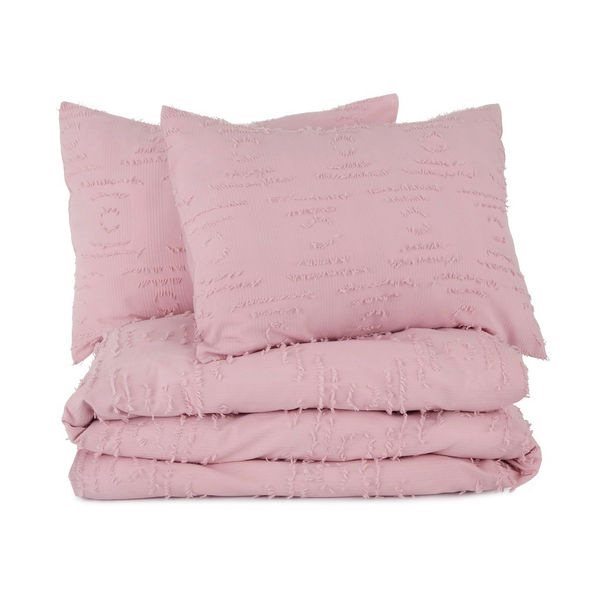 Juego de comforter Corbel tamaño full/queen color rosado