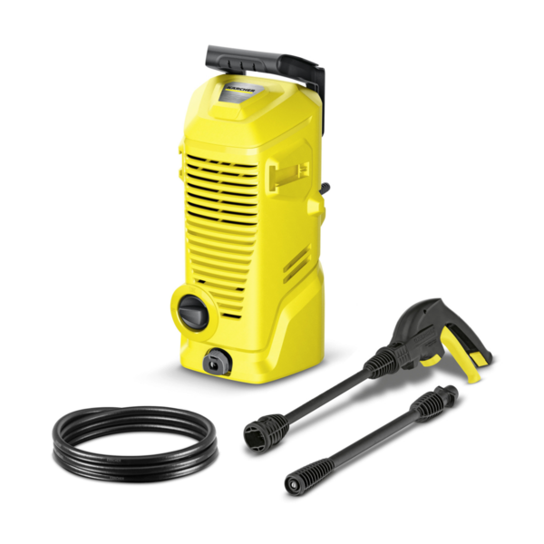 Hidrolavadora eléctrica K1 de 1400psi color amarillo