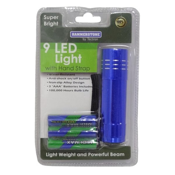 Linterna LED resistente al agua de colores surtidos