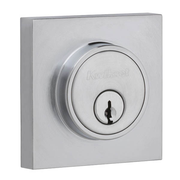 Cerradura de cerrojo de llave con pestillo cuadrado para puertas