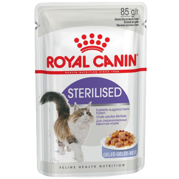 Alimento  para gatos  esterilizados pate x85 gramos royal canin