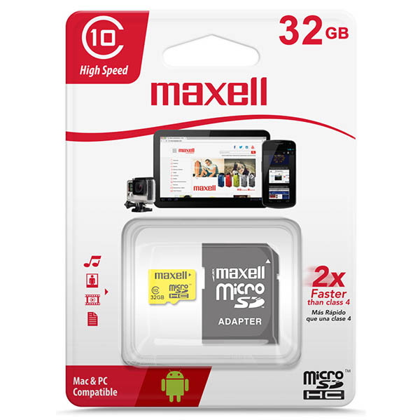 Tarjeta Micro SD 32GB Para Cel MAXELL