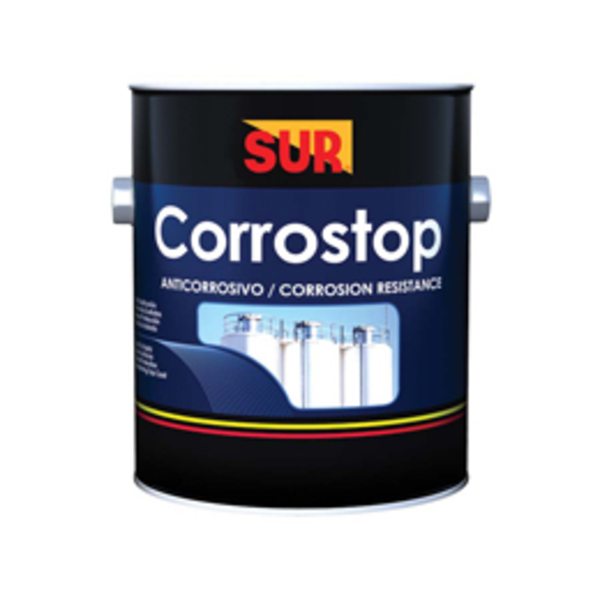 Pintura anticorrosiva Corrostop acabado brillante color blanco 1gl