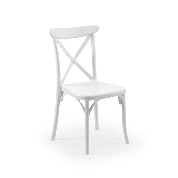 Silla Capri de color blanca