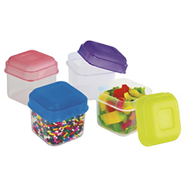 Set de mini envases plástico portions-2-go x6 unidades evri