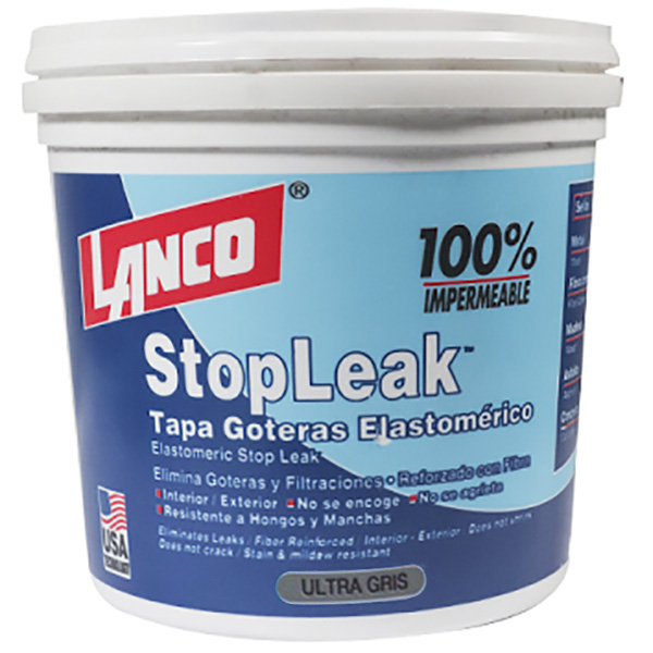 Masilla tapagoteras Stop Leak color gris de 1/4gl
