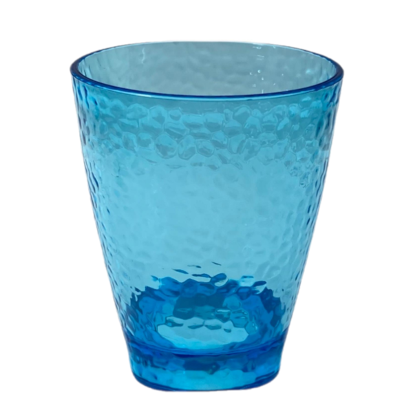 Vaso plástico de 11cm para agua color aqua