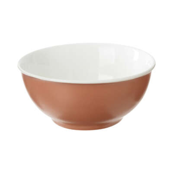 Bowl de porcelana color terracotta