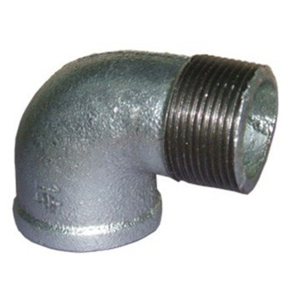 Codo galvanizado de 1-1/2" calle 90° para tuberías