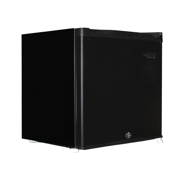 METRO Professional Mini Frigorífico GPC1046 con puerta de cristal, Inox, 43  x 48 x 51.5 cm, 46 L, Refrigeración por aire, negro