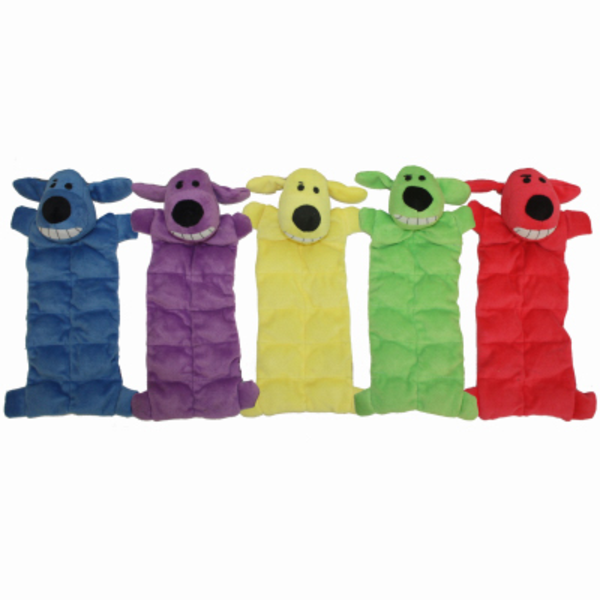 Juguete para mascota Loofa Squeaker de 12" colores surtidos