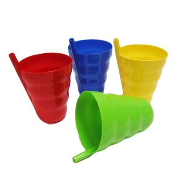 Vasos plásticos para niños, colores surtidos - Arrow Plastic