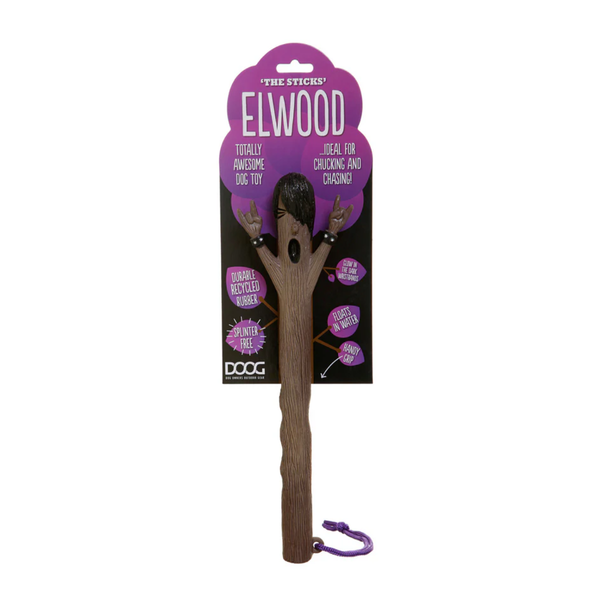 Juguete de ramita Elwood color chocolate para perro