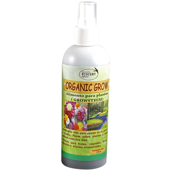 Alimento en aerosol orgánico de 250ml para plantas