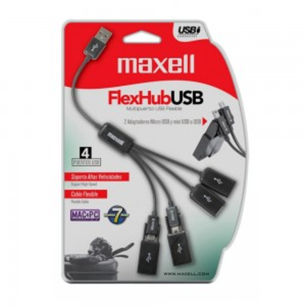 Flex hub usb/micro/mini MAXELL