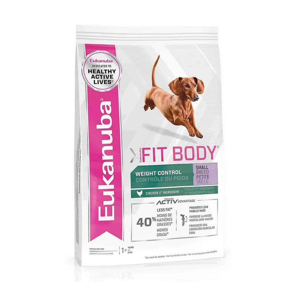 Alimento seco Fit Body de 4.5lb para perro adulto raza pequeña