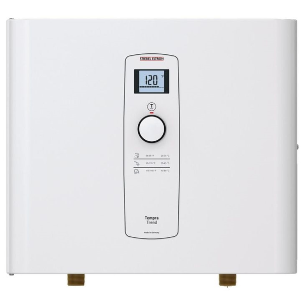 Calentador de agua eléctrico de paso Tempra® Trend 24KW color blanco