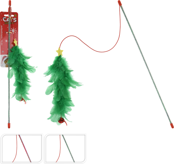 Juguete con soga diseño navideño para gato - surtidos
