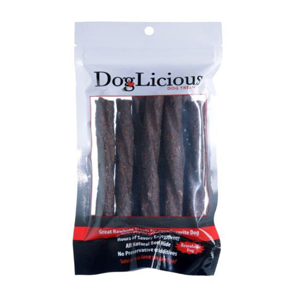 Tiras comestibles para perro sabor a carne - 8 unidades DOGLICIOUS