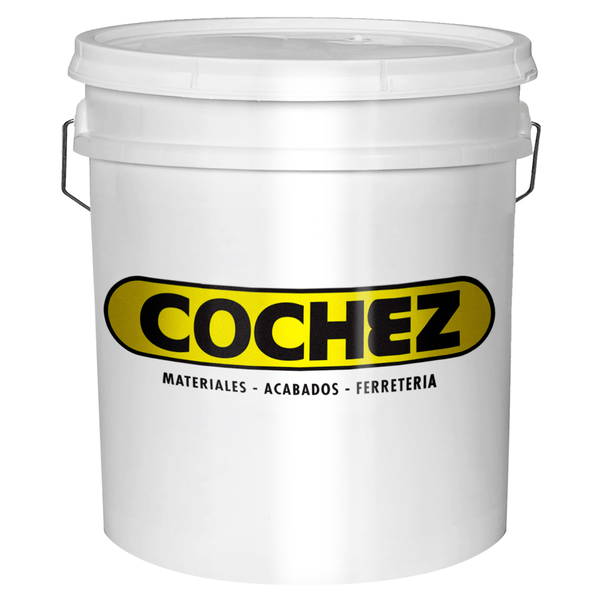 Envase de 5gl blanco con logo COCHEZ