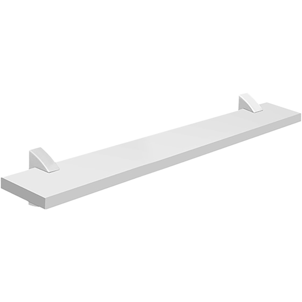 Tablilla recta Concept de 10cm x 60cm color blanco