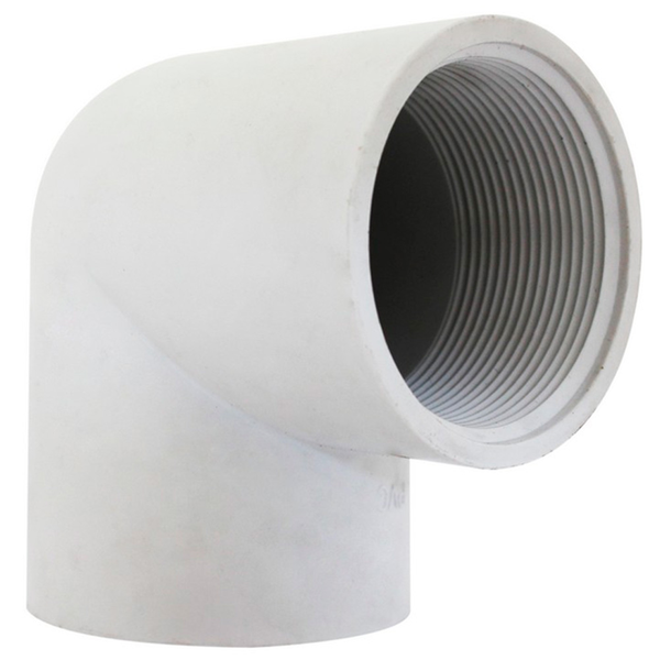 Codo PVC de 1/2" x 90° para tuberías y conexiones