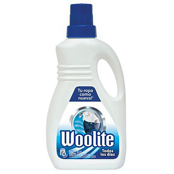 Detergente líquido para ropa con triple protección por 1 litro woolite