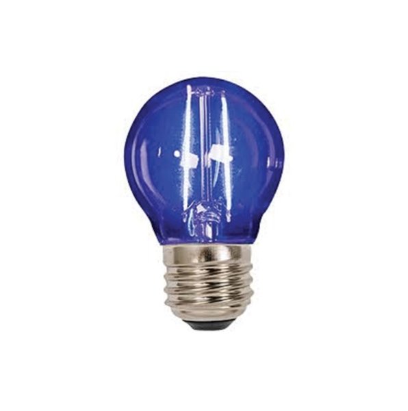 Bombillo Led de filamento G45 E26 de 2W luz azul