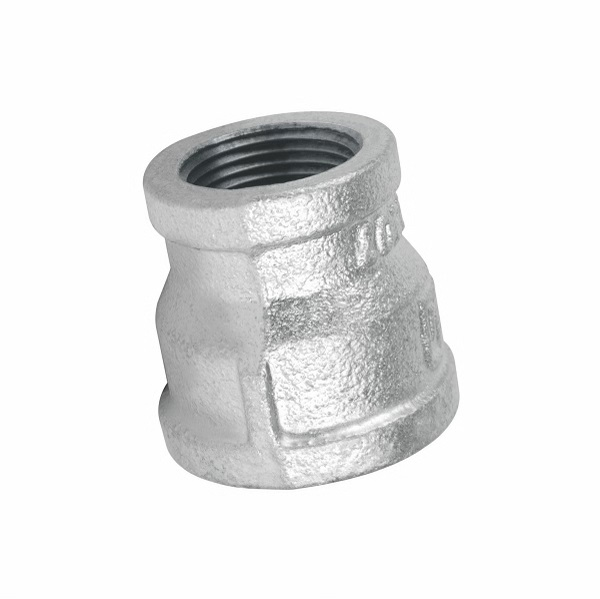 Reducción galvanizada de 3/8" x 1/4" para tuberías