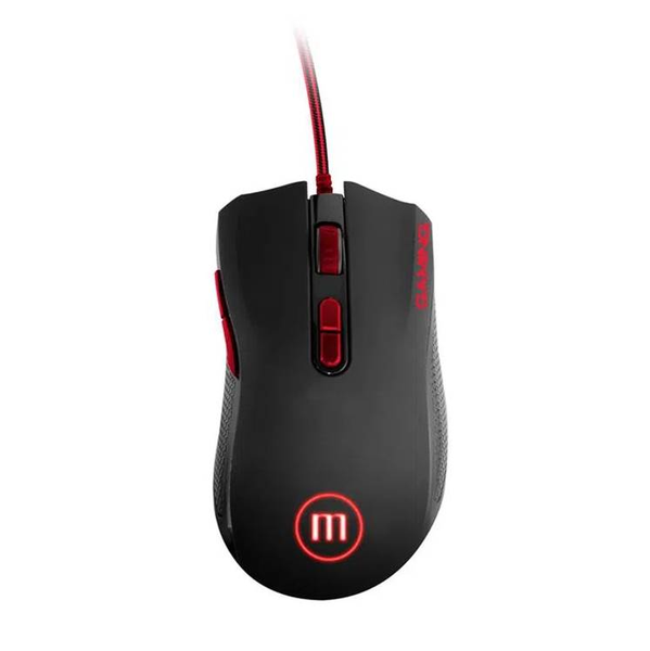Mouse Alámbrico para gaming Samurai Series Edition color negro y rojo