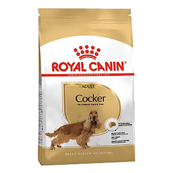 Alimento seco de 3kg para perros adultos de raza Cocker Spaniel