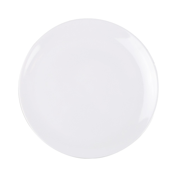 Plato de melamina de 7.8" color blanco