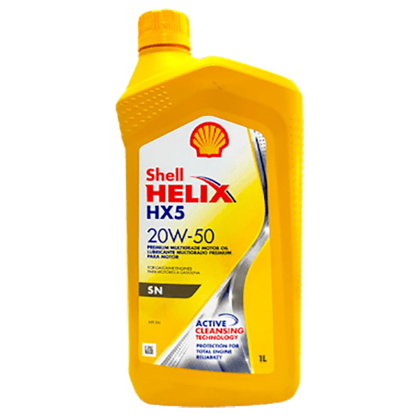 Aceite sintético Hélix HX5 20W50 de 1L para automóvil