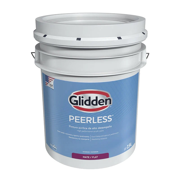 Pintura acrílica Peerless acabado mate base deep 5gl