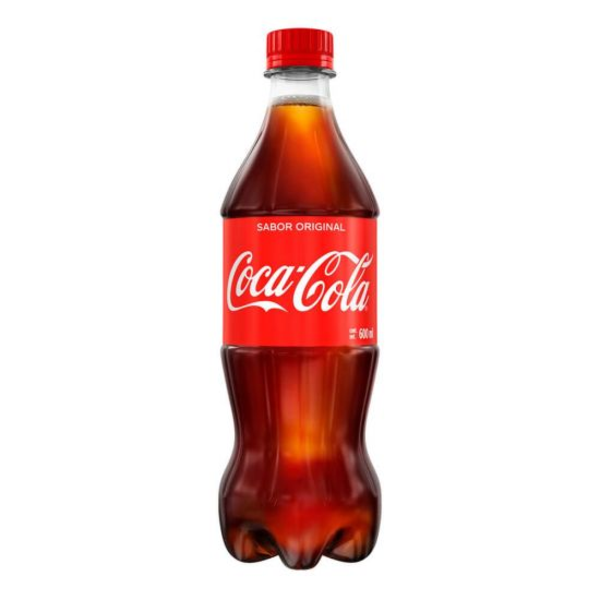 Coca Cola de 600ml original de botella plástica