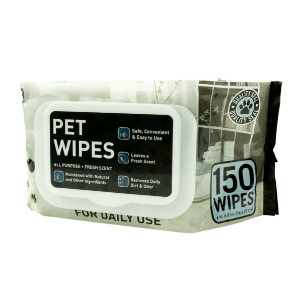 Wipes de limpieza multiuso para perros - 150 unidades